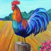 Colorful Rooster Diamond Paintings