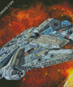 Aesthetic Millennium Falcon Art Diamond Paintings