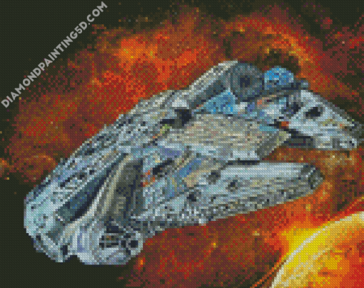 Aesthetic Millennium Falcon Art Diamond Paintings