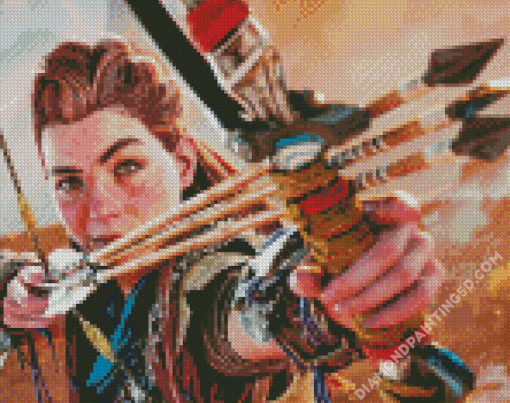 Aloy Horizon Forbidden West Diamond Paintings