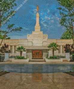 Columbia South Carolina Temple Building Diamond Paintings