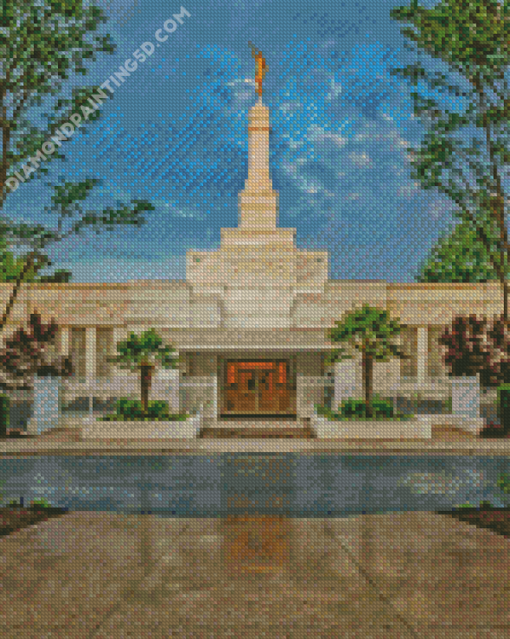 Columbia South Carolina Temple Building Diamond Paintings