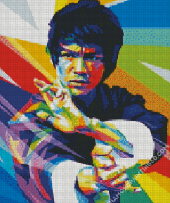 Enter The Dragon Bruce Lee Pop Art Diamond Paintings