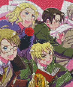 Hetalia Manga Diamond Paintings