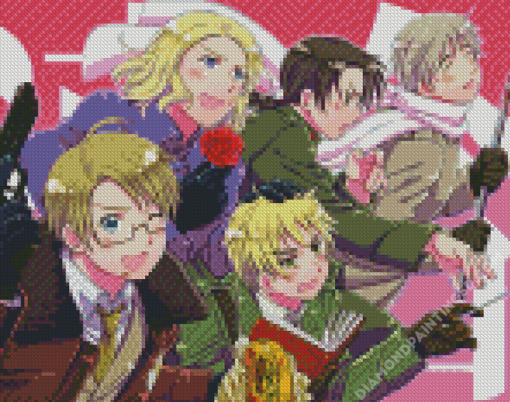 Hetalia Manga Diamond Paintings