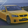 Yellow Holden Commodore Diamond Paintings