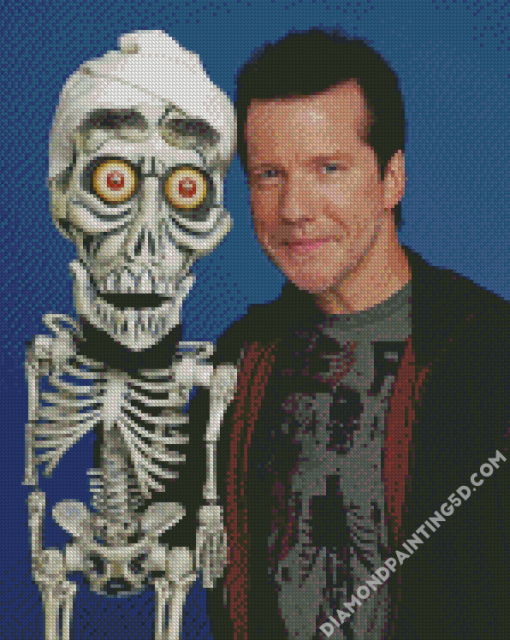 Jeff Dunham Comedian - 5D Diamond PaintingJeff Dunham Comedian Diamond Paintings