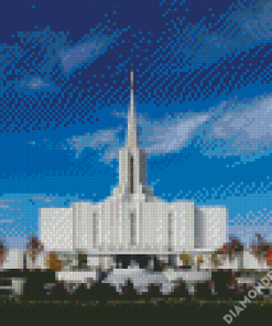 Jordan River Utah Temple Diamond Paintings