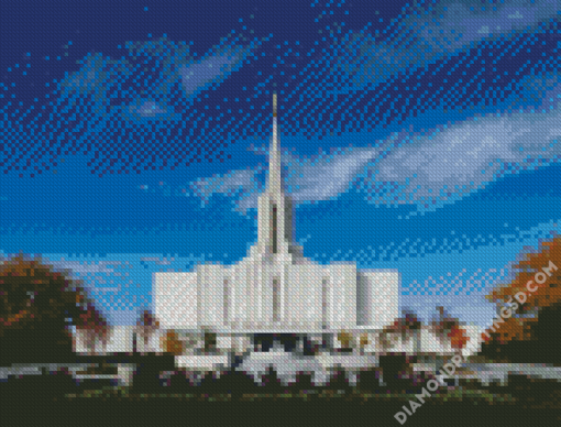 Jordan River Utah Temple Diamond Paintings