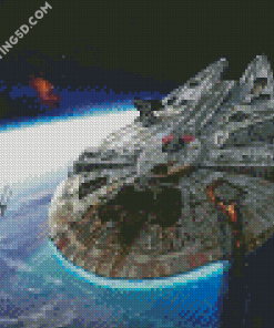 Millennium Falcon Star Wars Diamond Paintings