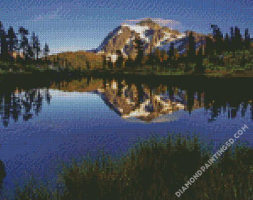 Mt Baker Landscape Diamond Paintings