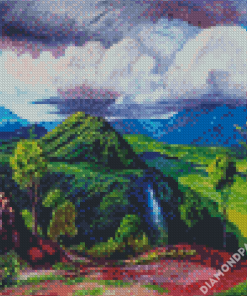 Pihuamo Valley By Dr Atl Diamond Paintings