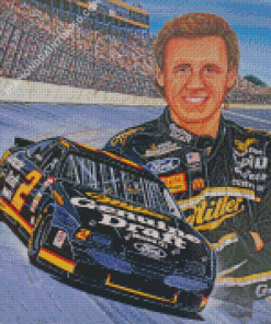 Rusty Wallace Driver Art Diamond Paintings