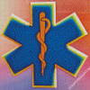 Star Of Life Logo Diamond Paintings