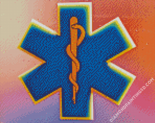 Star Of Life Logo Diamond Paintings