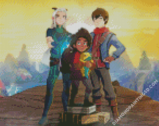 The Dragon Prince Animated Serie Diamond Paintings