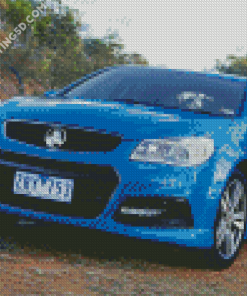 Blue Holden Commodore Diamond Paintings