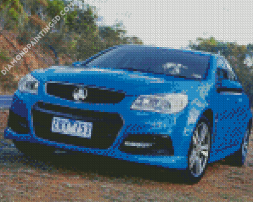 Blue Holden Commodore Diamond Paintings