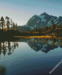 Sunrise Mt Baker Diamond Painting