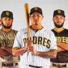 San Diego Padres Baseball Players Diamond Paintings