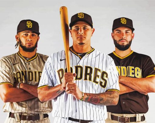 San Diego Padres Baseball Players Diamond Paintings