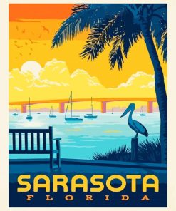 Sarasota Florida Poster Diamond Paintings