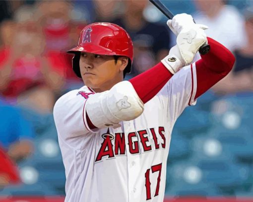 Shohei Ohtani Baseballer Diamond Paintings