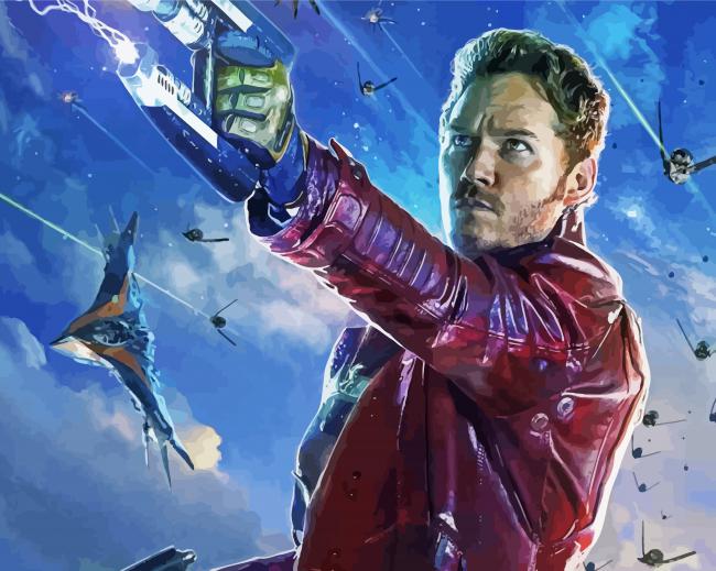 Star Lord Guardians Of The Galaxy Diamond Paintings