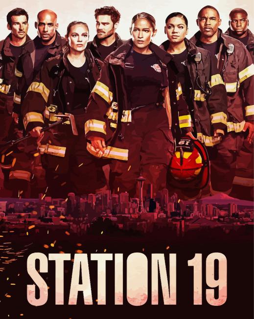 Station 19 Serie Poster Diamond Paintings