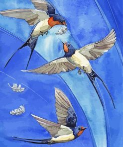 Swallow Birds Art Diamond Paintings