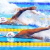 Swimming Competition Swimmers Diamond Paintings