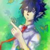 Tamaki Amajiki With Butterflies Art Diamond Paintings