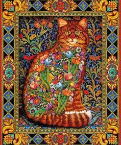 Tapestry Cat Diamond Paintings