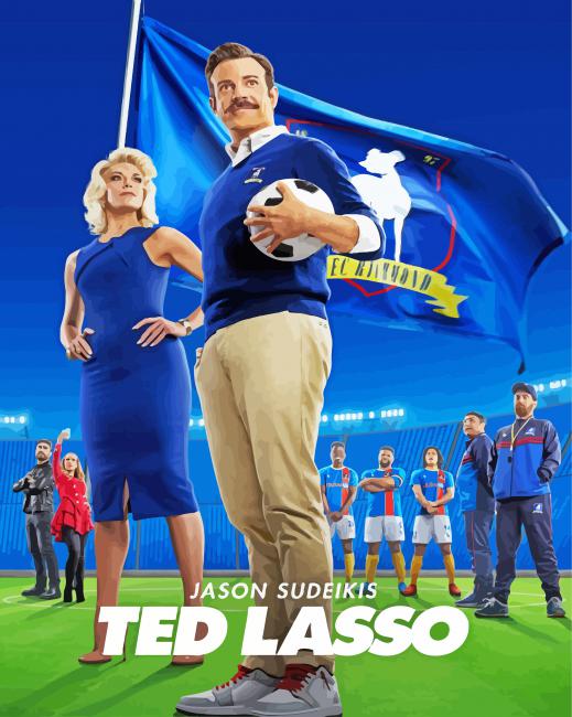 Ted Lasso Sport Movie Poster Diamond Paintings