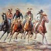 The Cowboys And Horses Art Diamond Paintings