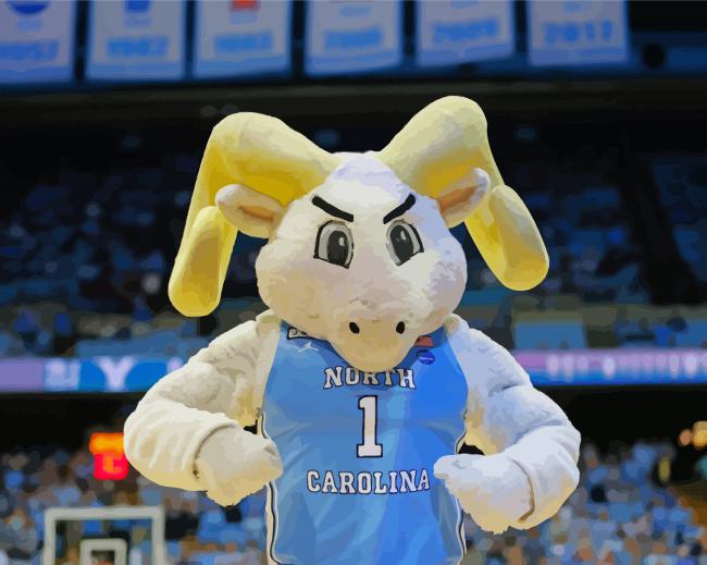 Unc Tar Heel Mascot Diamond Paintings