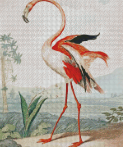 Vintage Flamingo Diamond Paintings