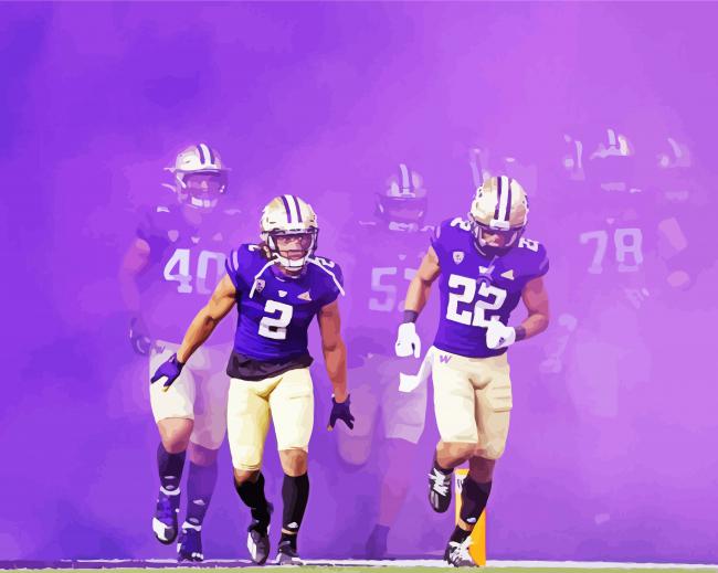 Washington Huskies Team Diamond Paintings