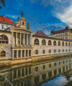 Aesthetic Central Market Ljubljana Diamond Paintings