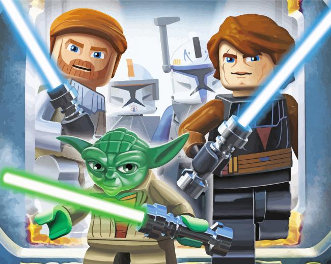 Aesthetic Lego Star Wars Game Diamond Paintings