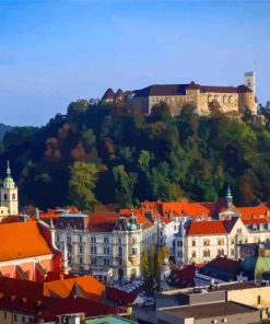 Aesthetic Ljubljana Castle Diamond Paintings