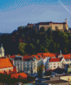 Aesthetic Ljubljana Castle Diamond Paintings