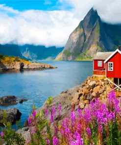 Aesthetic Lofoten Norway Diamond Paintings