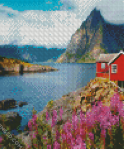 Aesthetic Lofoten Norway Diamond Paintings