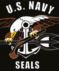 Aesthetic Navy Seal Logo Diamond Paintings