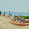 Aesthetic Parque Del Amor Lima Diamond Paintings