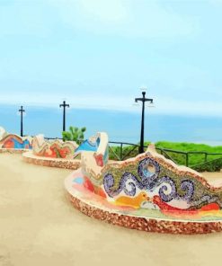 Aesthetic Parque Del Amor Lima Diamond Paintings