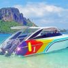 Aesthetic Speed Boat Diamond Paintings