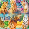 Aesthetic Cats Water Reflection Diamond Paintings