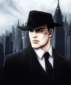 Aesthetic Mafia Man Diamond Paintings